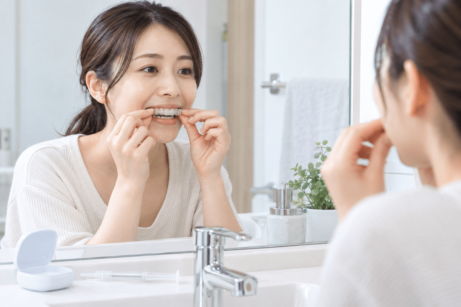 ホームホワイトニング用のマウスピース